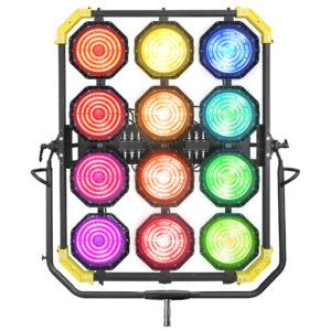 Lightstar LUXED-P12 Full Color LED Spotlight/Spacelight (1920W RGBWW) w/ Lumenradio